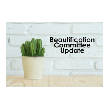 Beautification Update & Thank YOU!